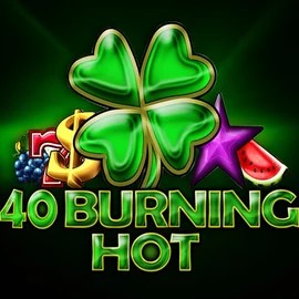40 Burning Hot game by Amusnet Interactive – logo hosted on SlotsGem Casino
