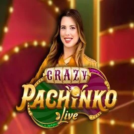 Official Live Casino logo: Crazy Pachinko by Evolution at SlotsGem Casino