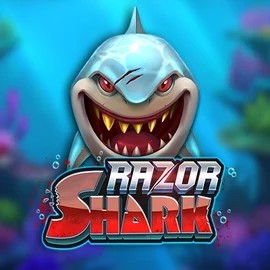 Official Slots logo: Razor Shark by Push Gaming at SlotsGem Casino